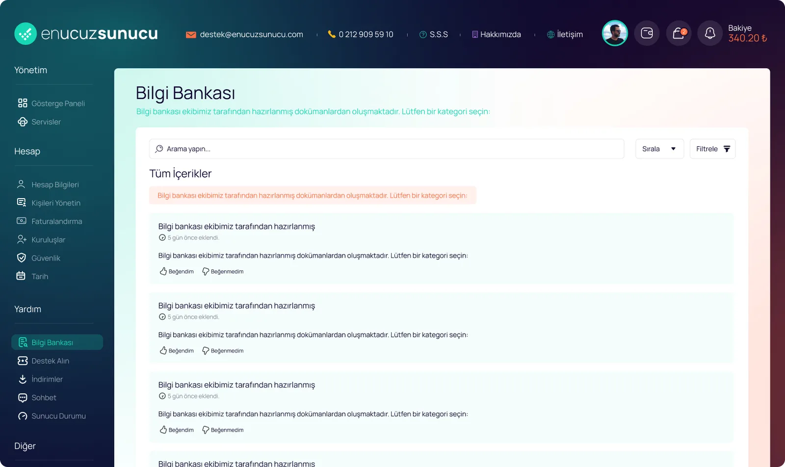 Hosting Market Place — tasarım 10