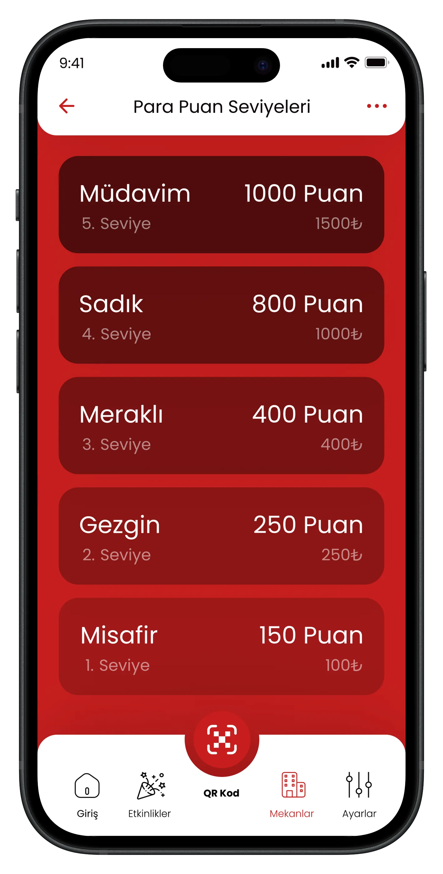Food & Drink Discount App — tasarım 16