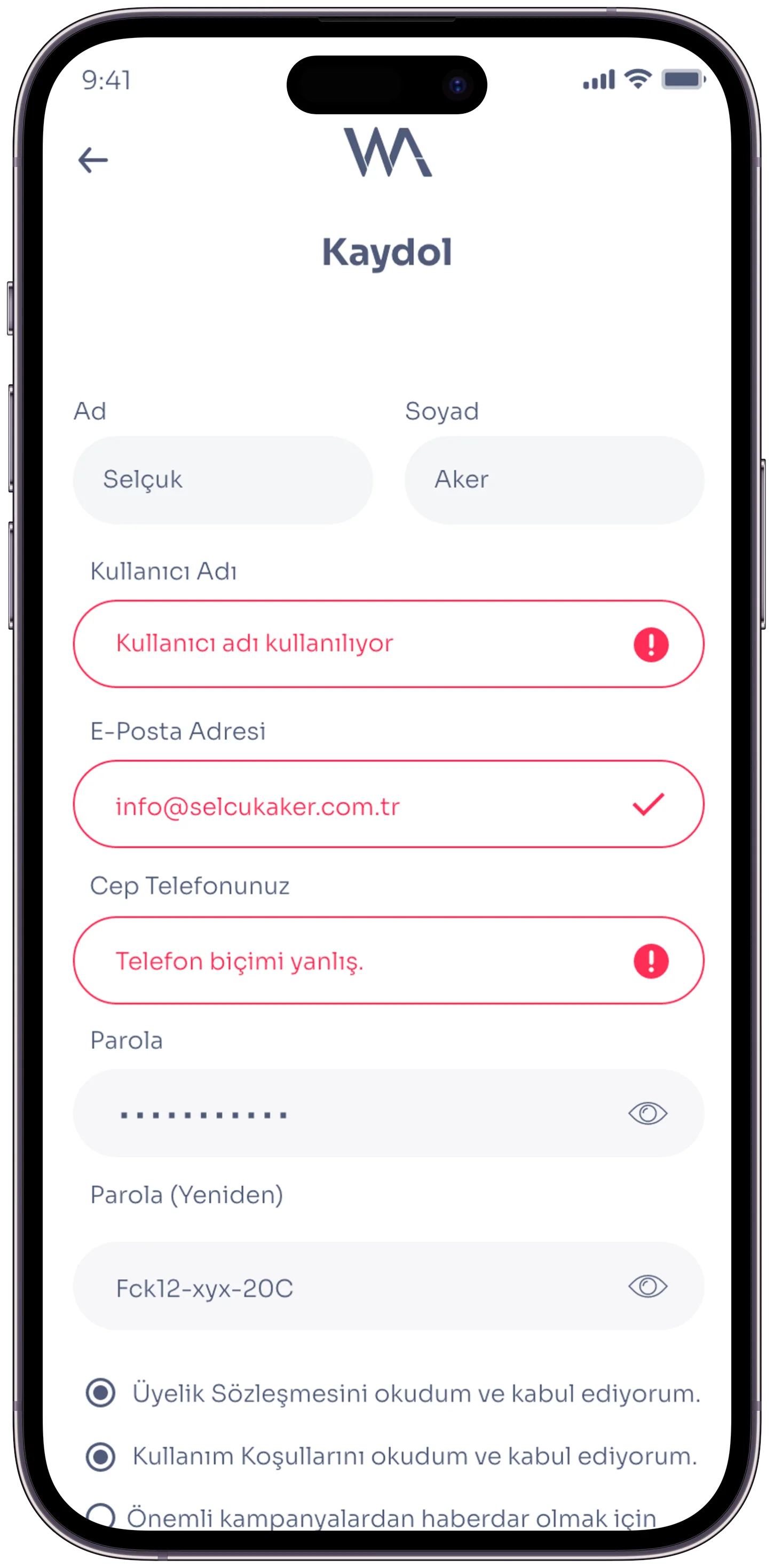 Wannart Social App — tasarım 26