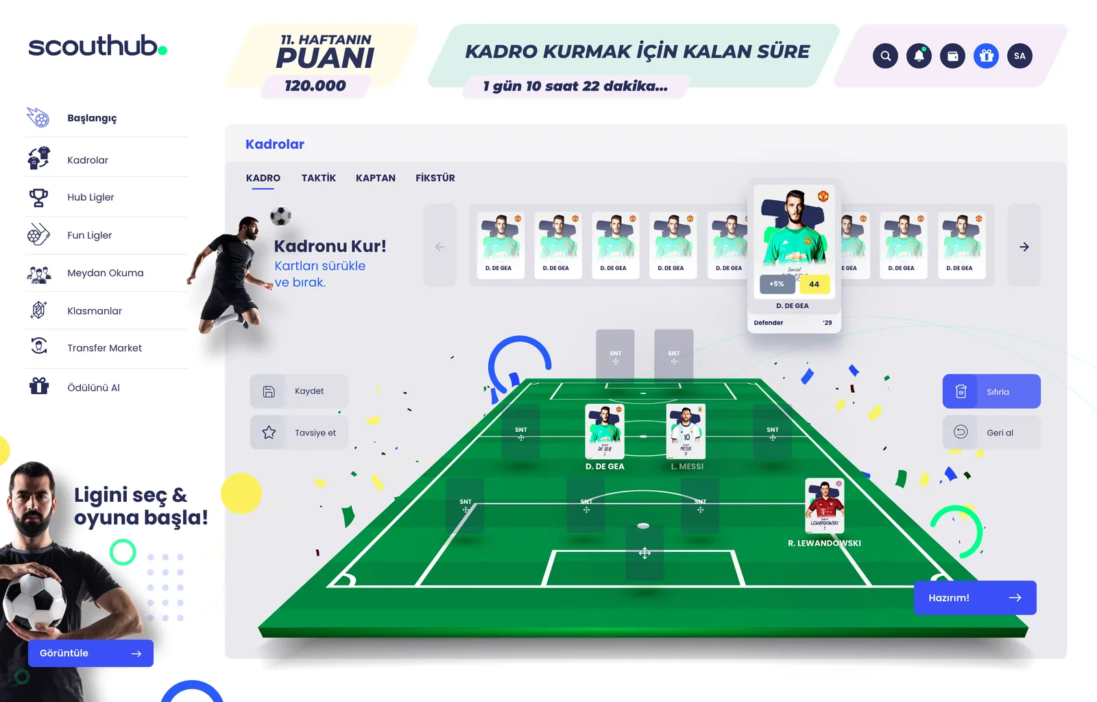 Scouthub Web App — tasarım 12