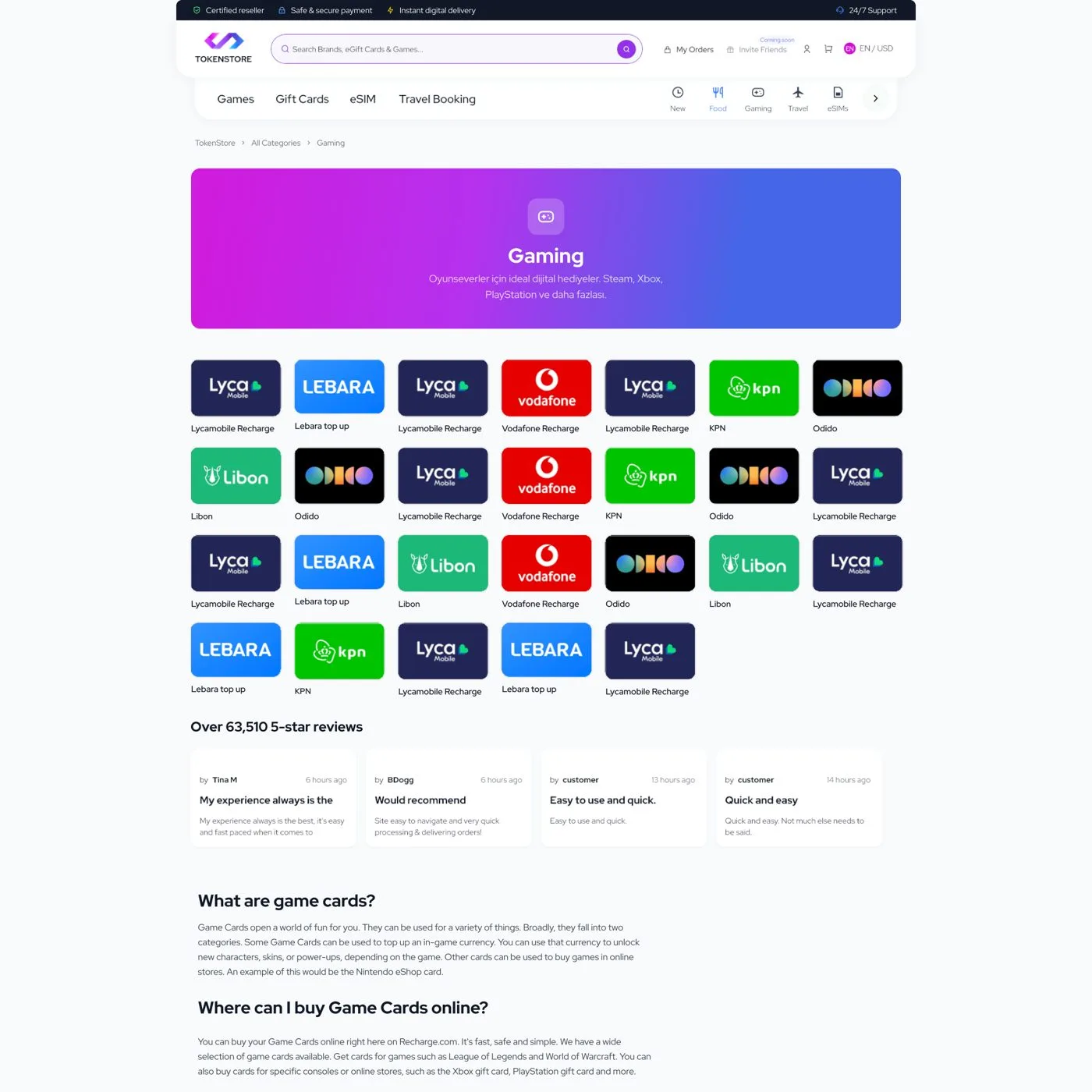 TokenStore — tasarım 20