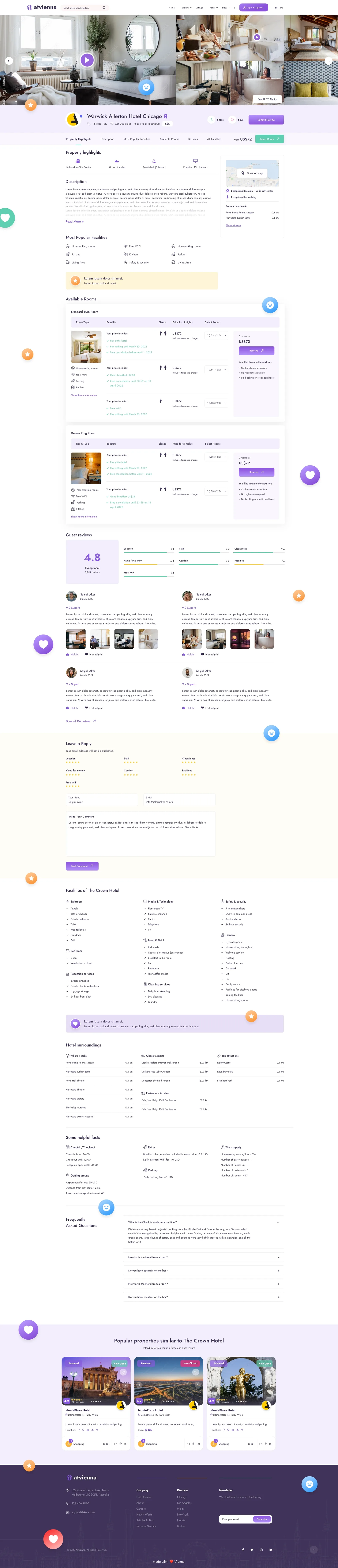 Vienna Travel Portal — tasarım 2