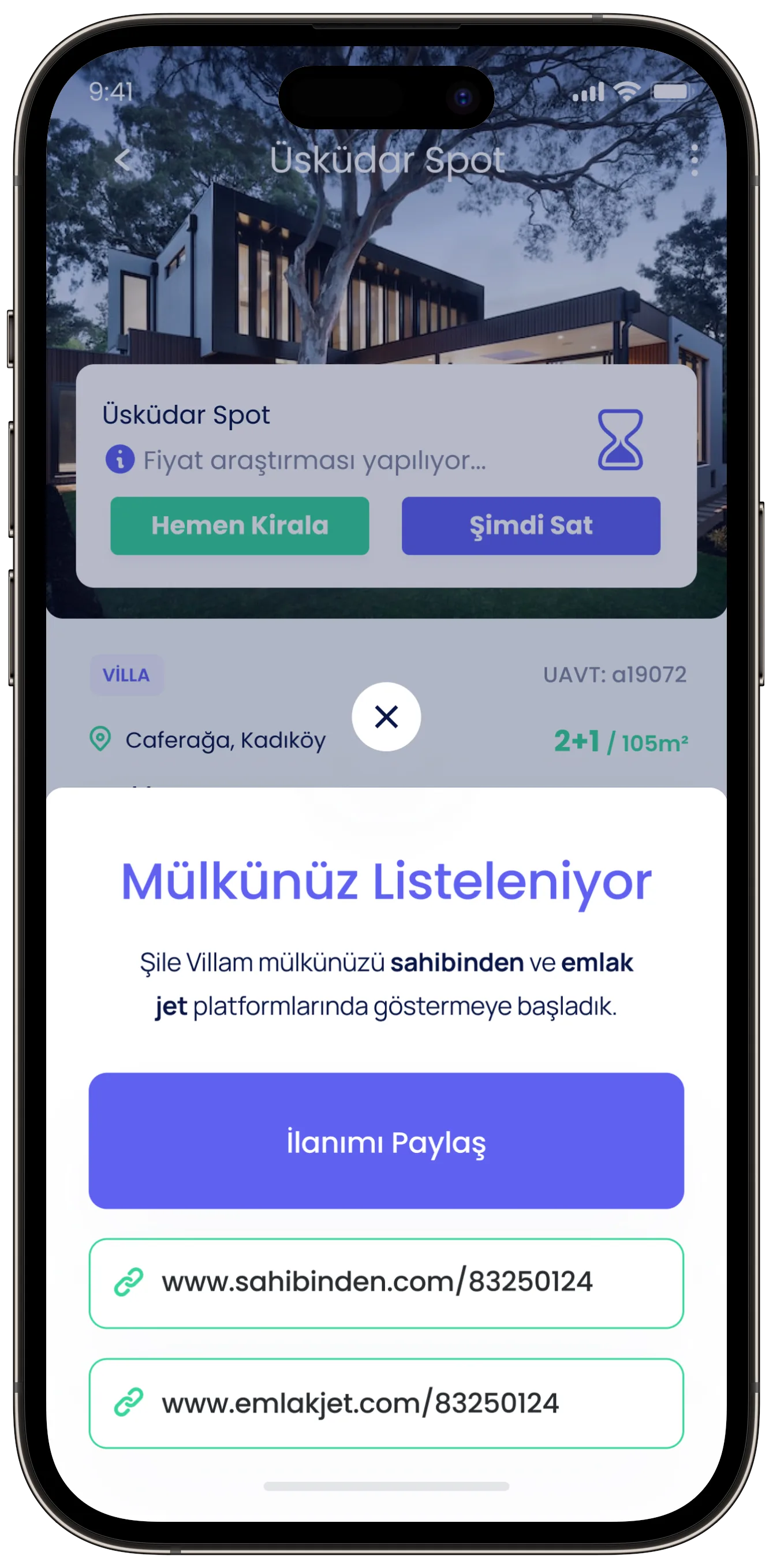 Real Estate App — tasarım 48