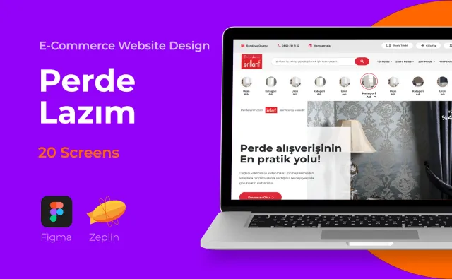 Perde Lazım — E-Ticaret, Kortex Digital Reklam Ajansı