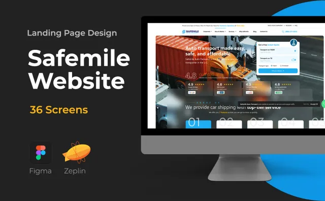 SafeMile Transport — Web Sitesi, Kortex Digital Reklam Ajansı