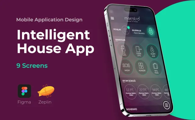 Intelligent House App — Mobil Uygulama, Kortex Digital Reklam Ajansı