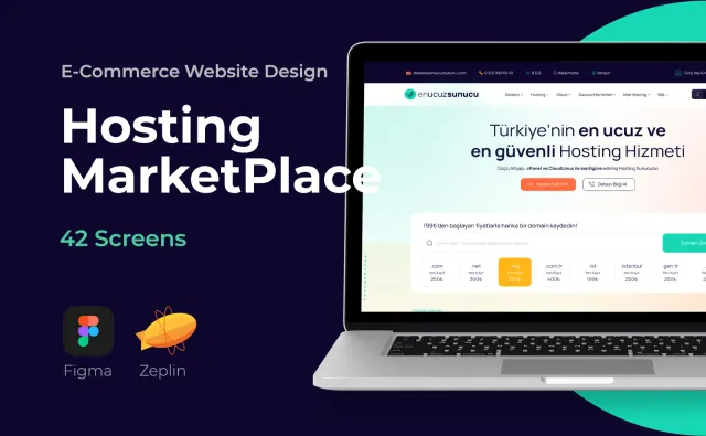 Hosting Market Place — E-Ticaret, Kortex Digital Reklam Ajansı