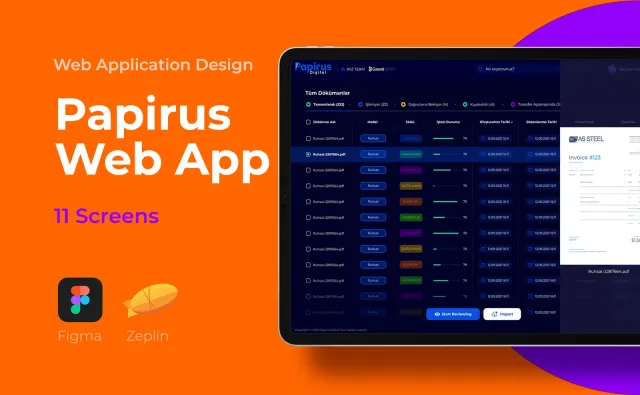 Papirus Digital — SaaS & Dashboard, Kortex Digital Reklam Ajansı