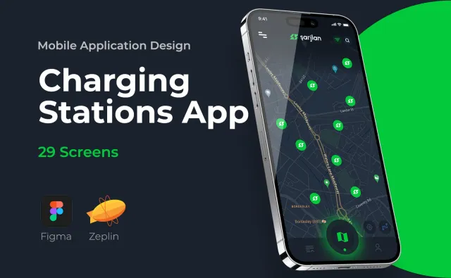 Car Charging Stations App — Mobil Uygulama, Kortex Digital Reklam Ajansı