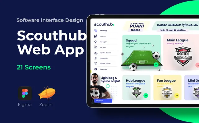 Scouthub Web App — SaaS & Dashboard, Kortex Digital Reklam Ajansı
