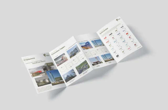 Yılmaz İnşaat Broşür — Katalog & Broşür, Kortex Digital Reklam Ajansı