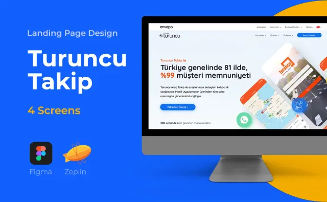 Turuncu Takip — Web Sitesi, Kortex Digital Reklam Ajansı