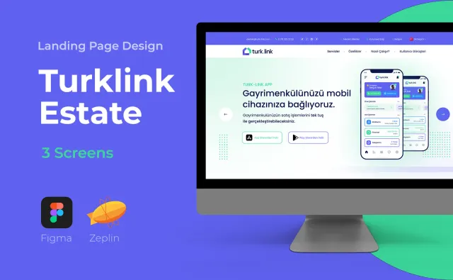Turklink Real Estate — Web Sitesi, Kortex Digital Reklam Ajansı