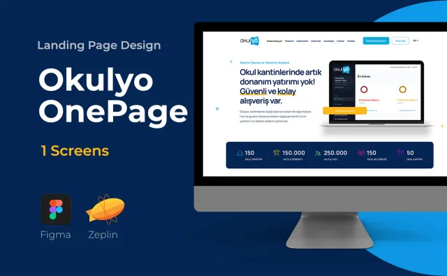 Okulyo Onepage — Web Sitesi, Kortex Digital Reklam Ajansı