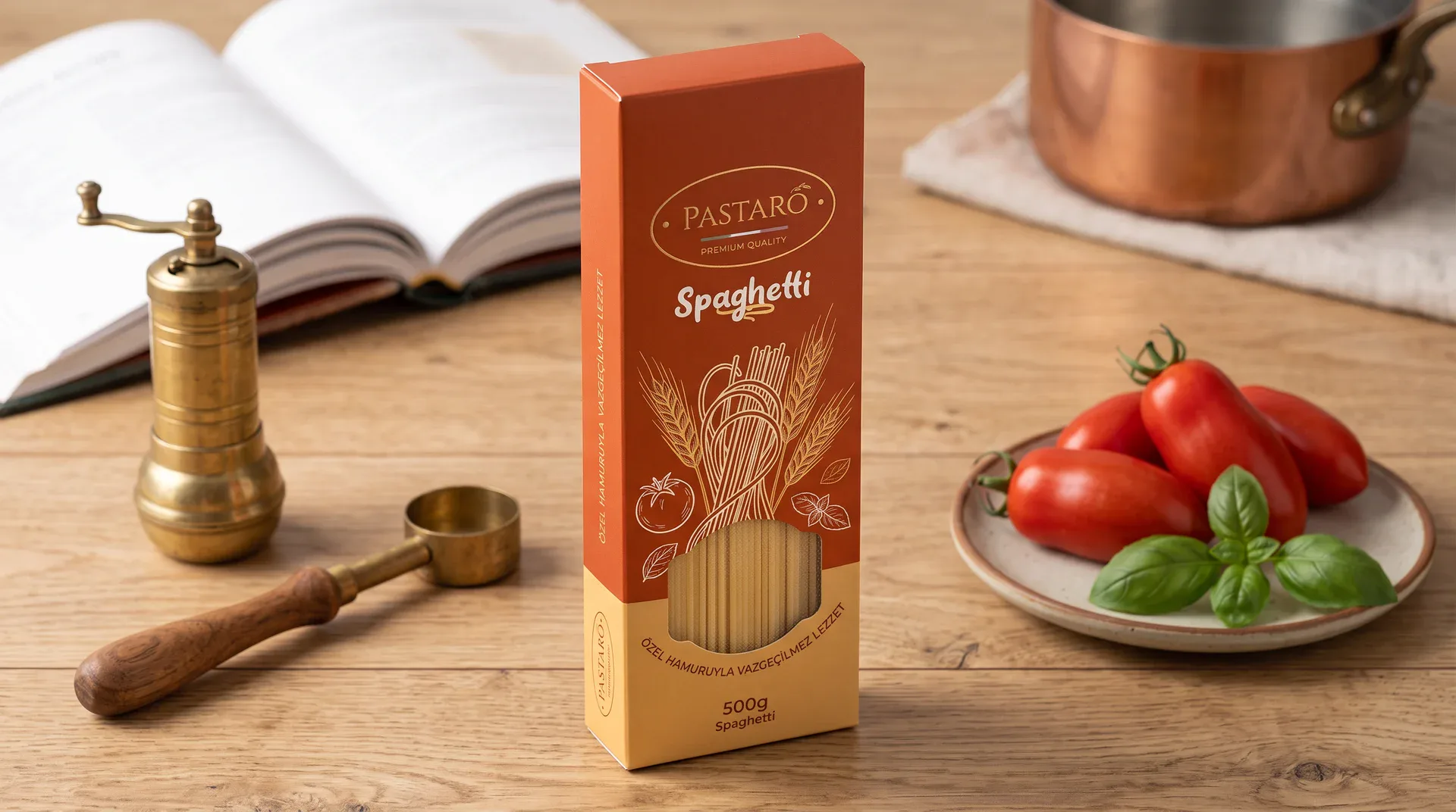 Pastaro — Spaghetti — Ambalaj Tasarımı, Kortex Digital