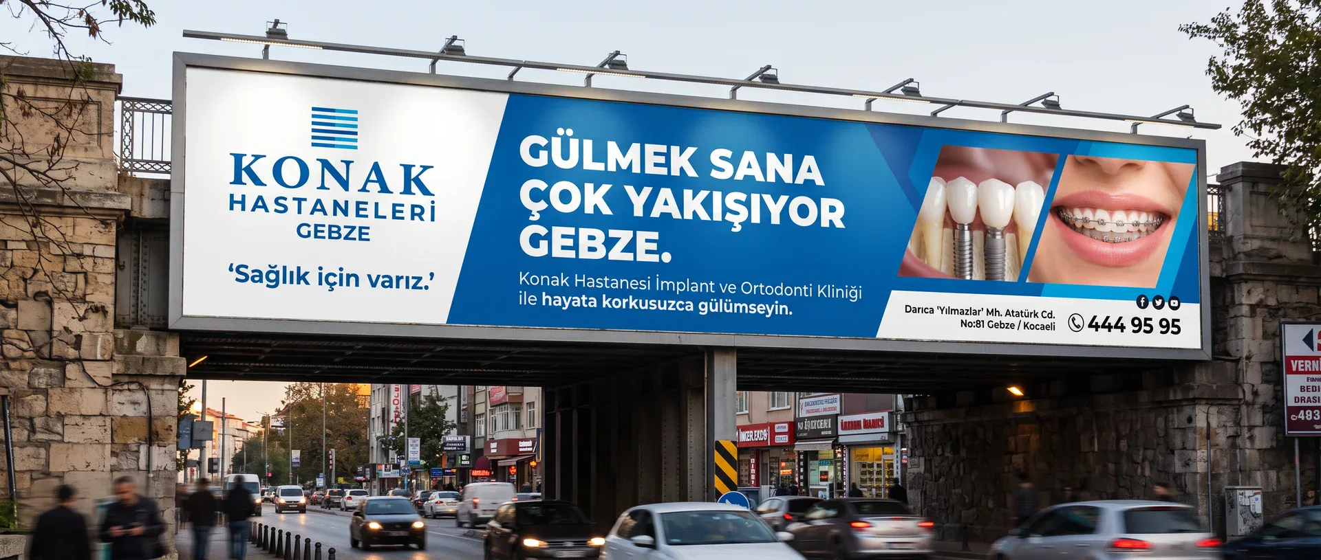 Konak Hastaneleri — Gebze — Billboard Tasarımı, Kortex Digital