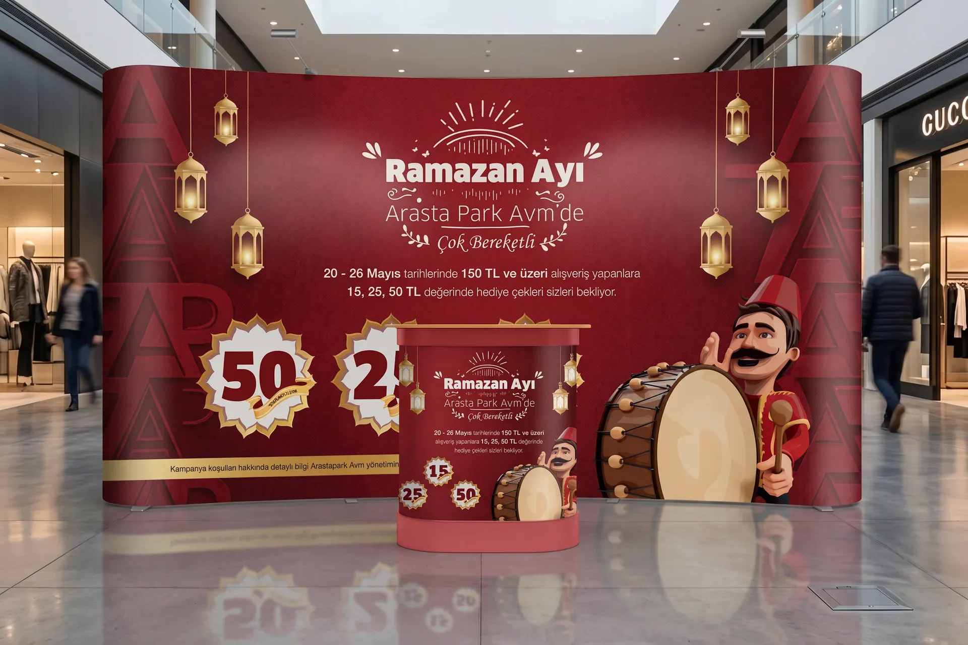 Arasta Park AVM — Fuar Standı Tasarımı, Kortex Digital