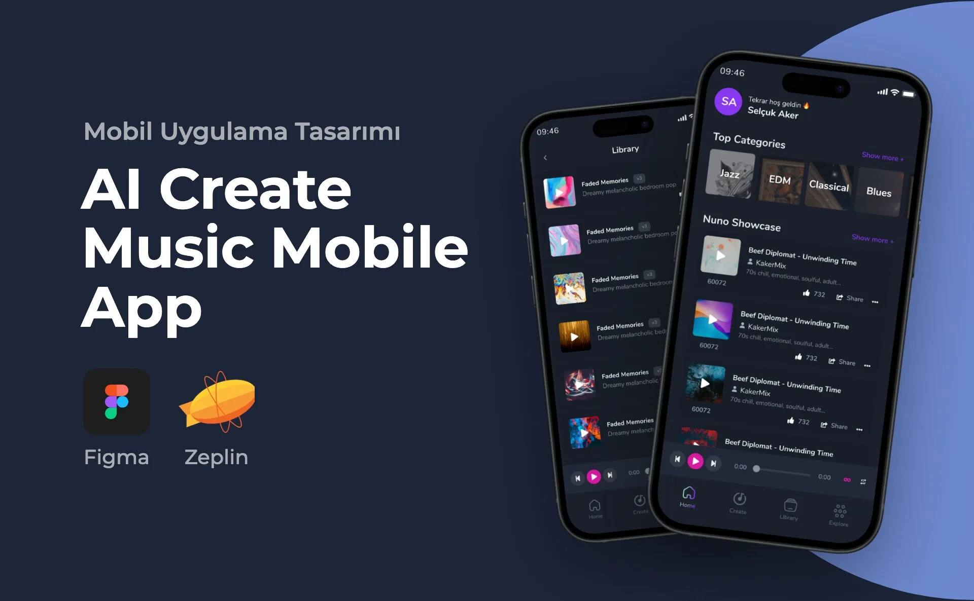 AI Create Music Mobile App — Kortex Digital