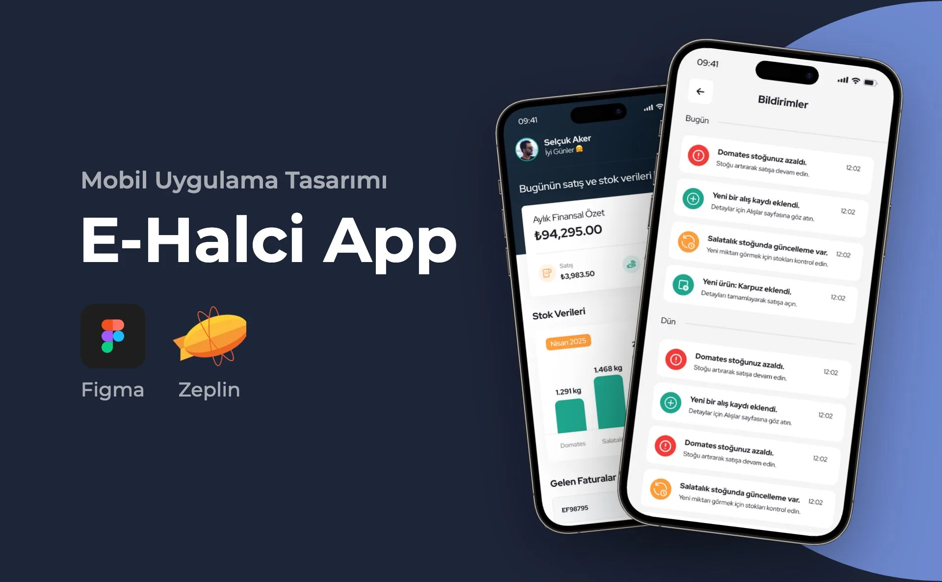E-Halci App — Mobil Uygulama Tasarımı