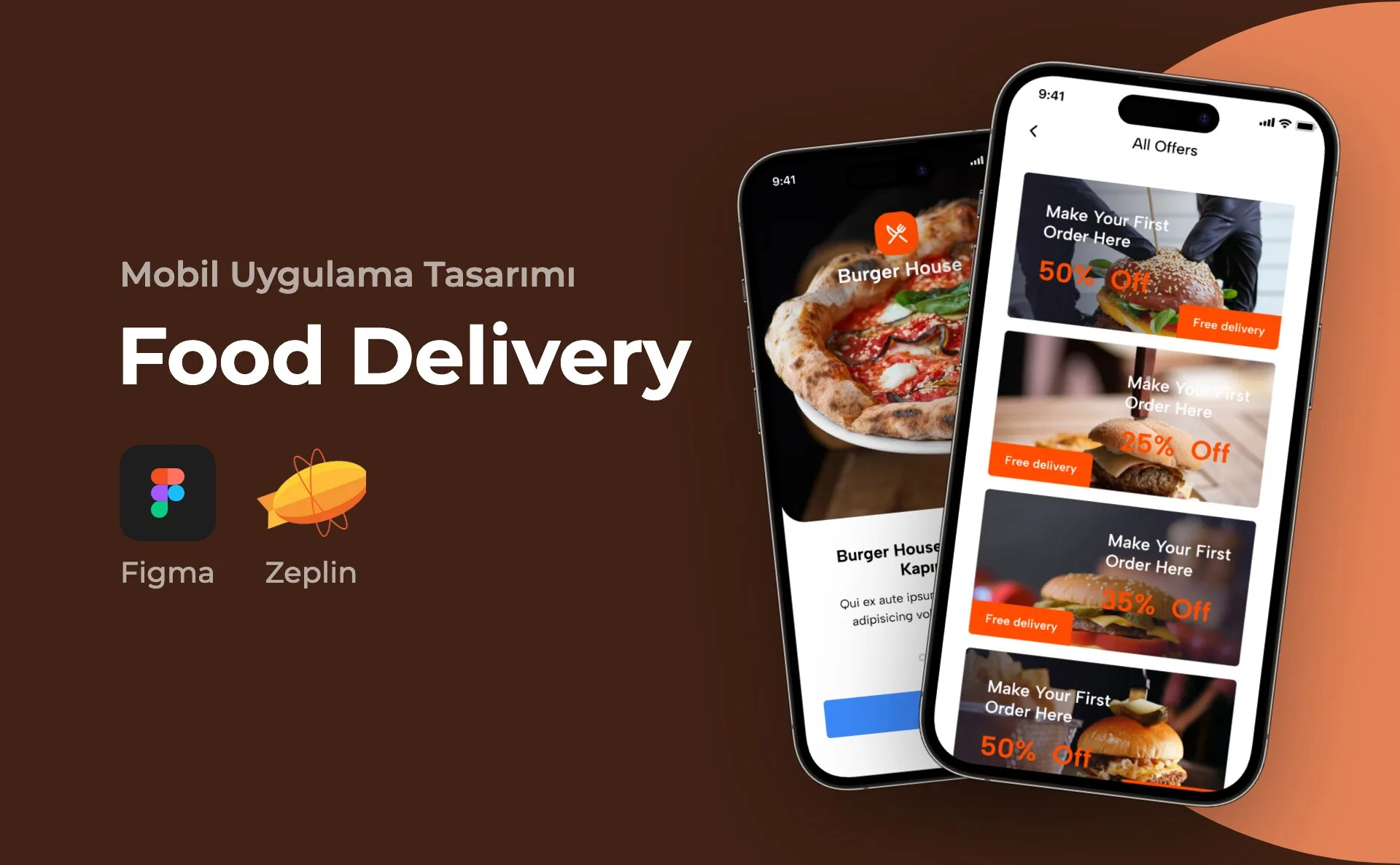 Food Delivery — Mobil Uygulama Tasarımı