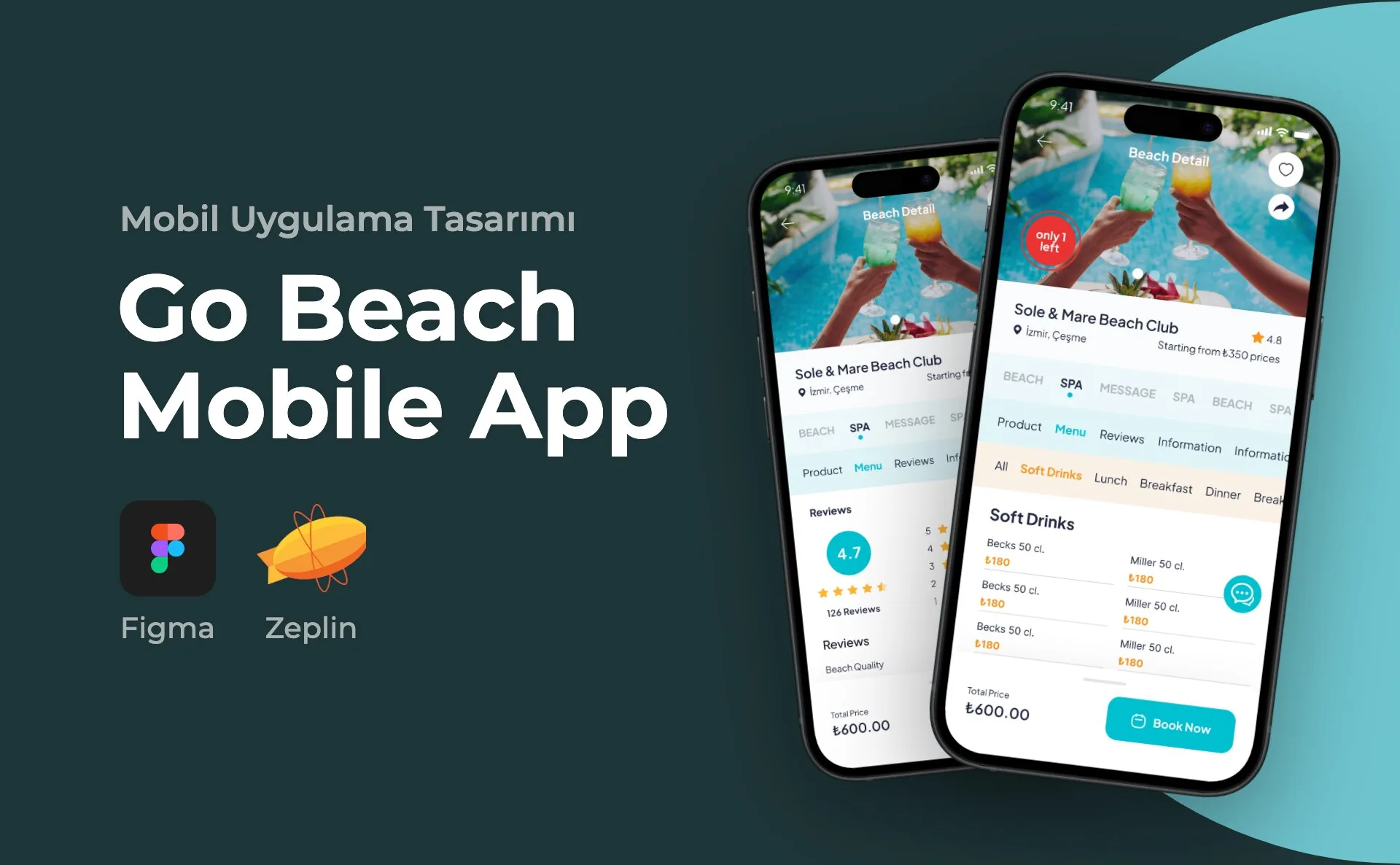 Go Beach Mobile App — Mobil Uygulama Tasarımı
