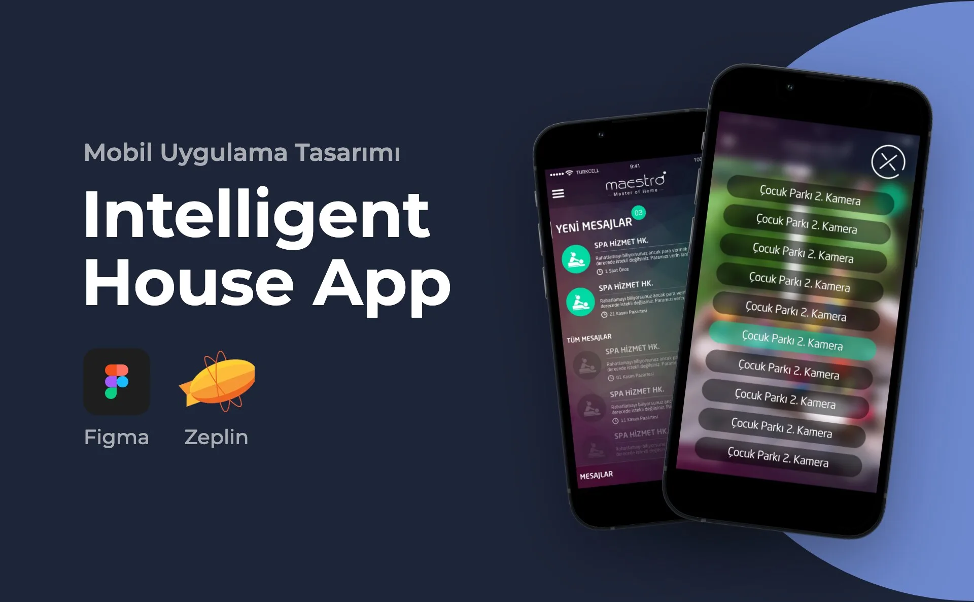 Intelligent House App — Mobil Uygulama Tasarımı