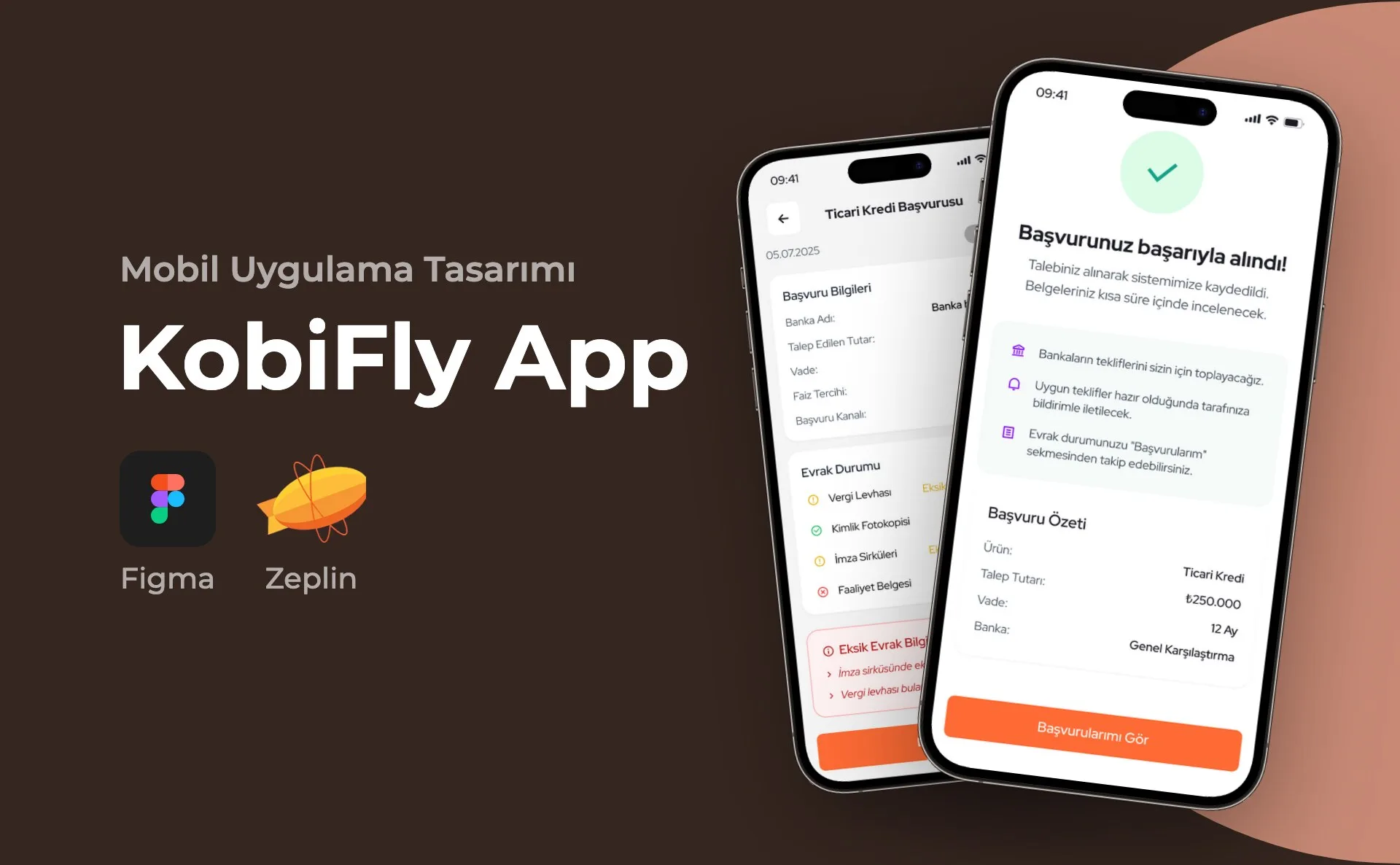 KobiFly App — Mobil Uygulama Tasarımı