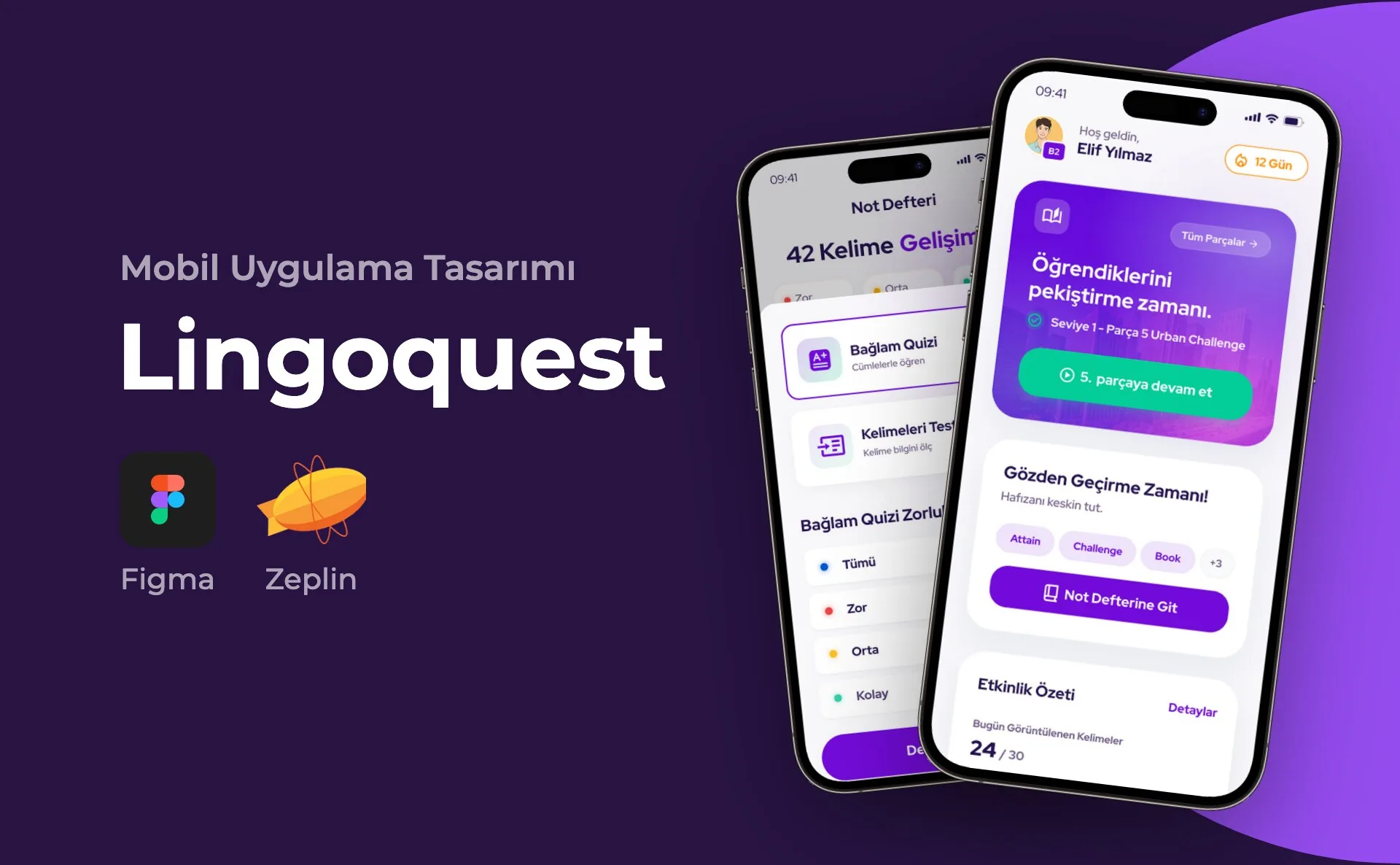 Lingoquest — Mobil Uygulama Tasarımı