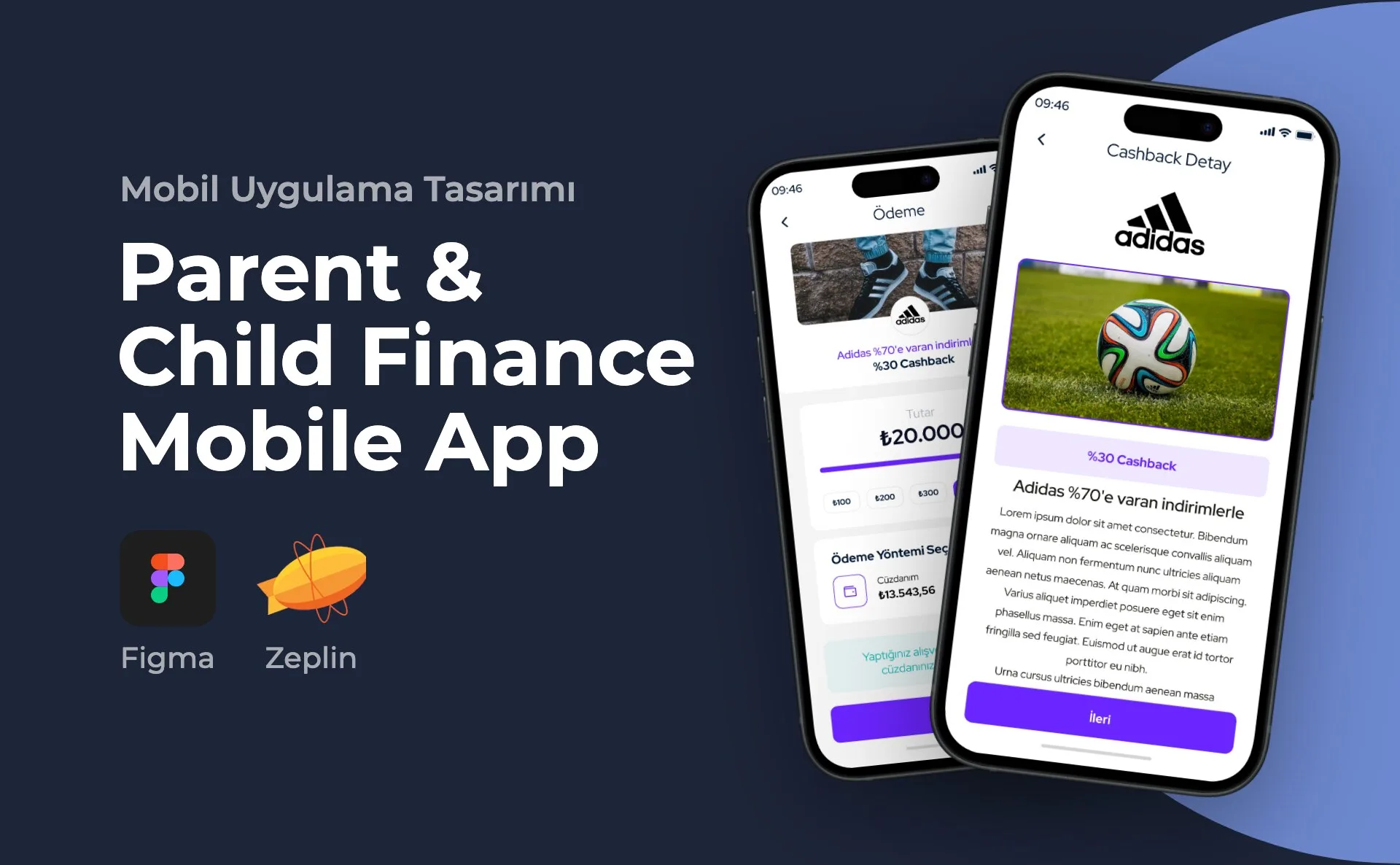 Parent & Child Finance Mobile App — Mobil Uygulama Tasarımı