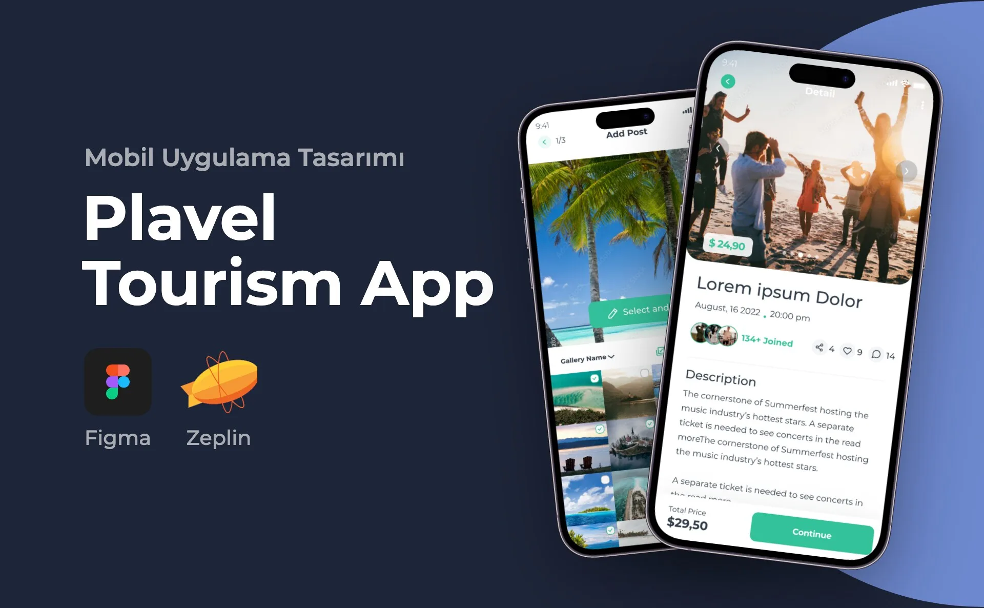 Plavel Tourism App — Mobil Uygulama Tasarımı