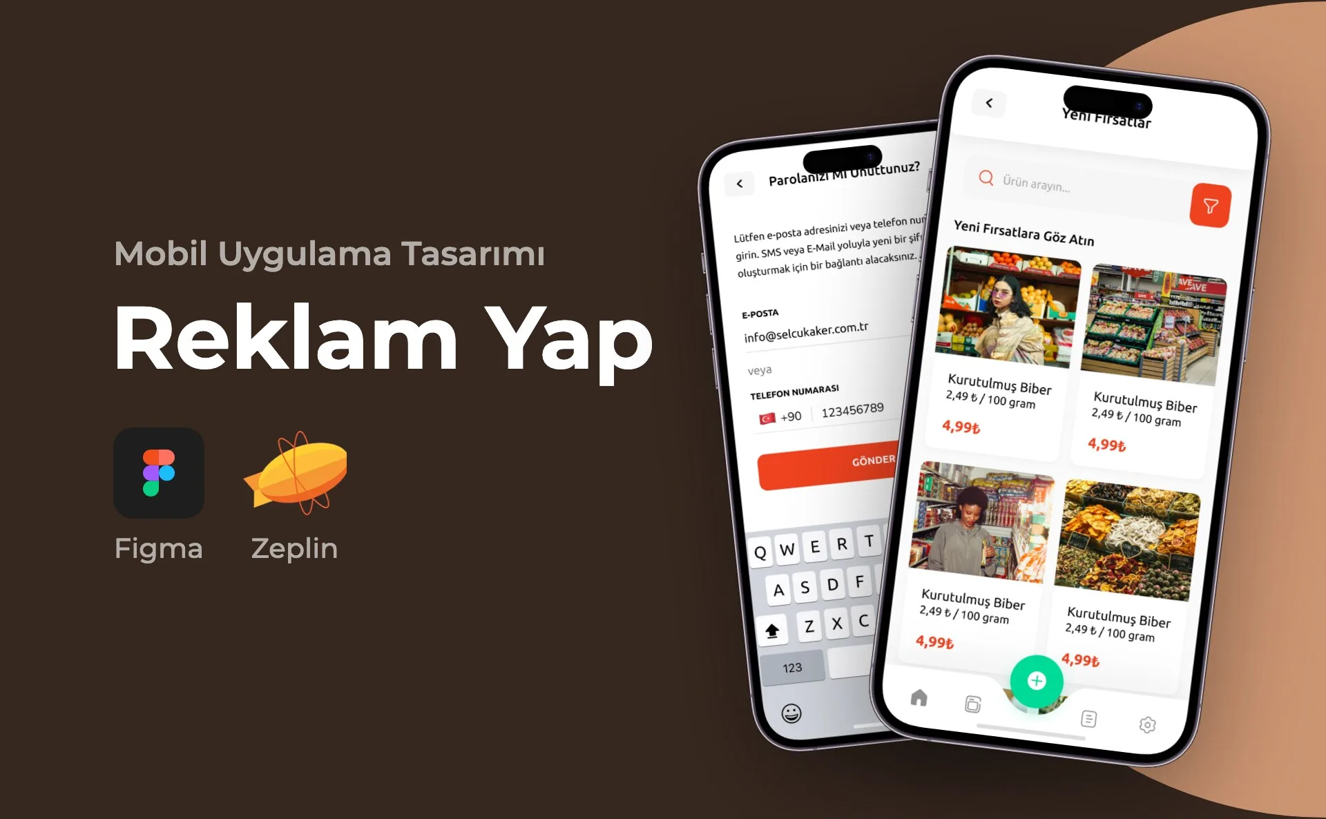 Reklam Yap — Mobil Uygulama Tasarımı