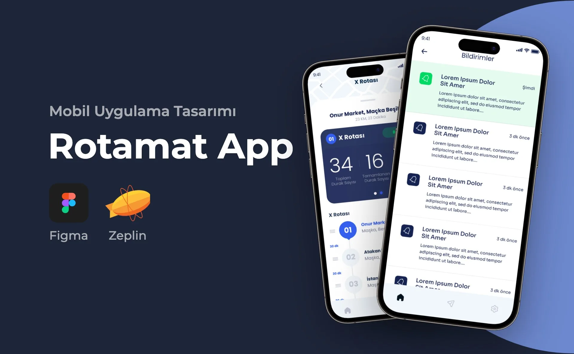 Rotamat App — Mobil Uygulama Tasarımı