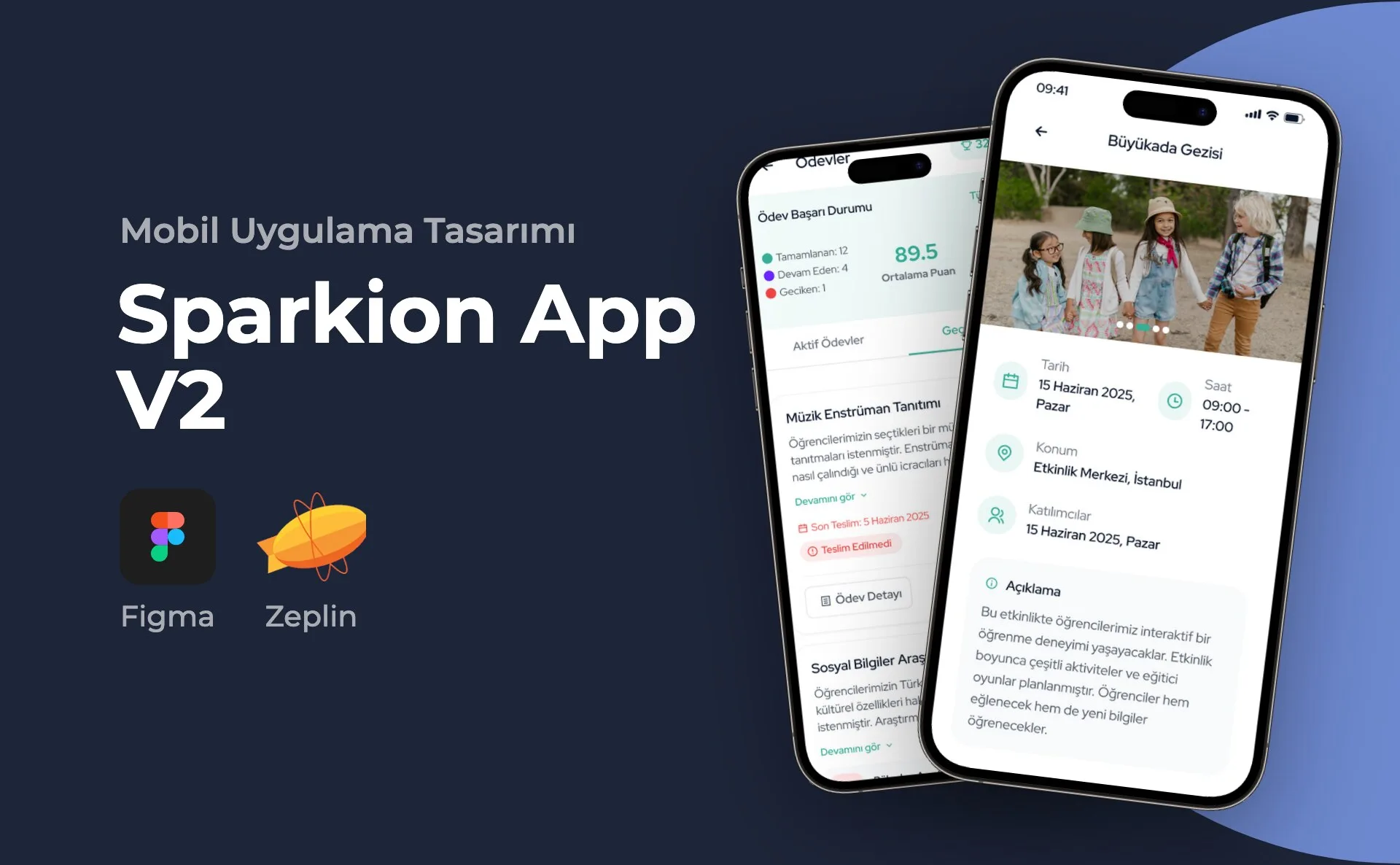 Sparkion App V2 — Mobil Uygulama Tasarımı