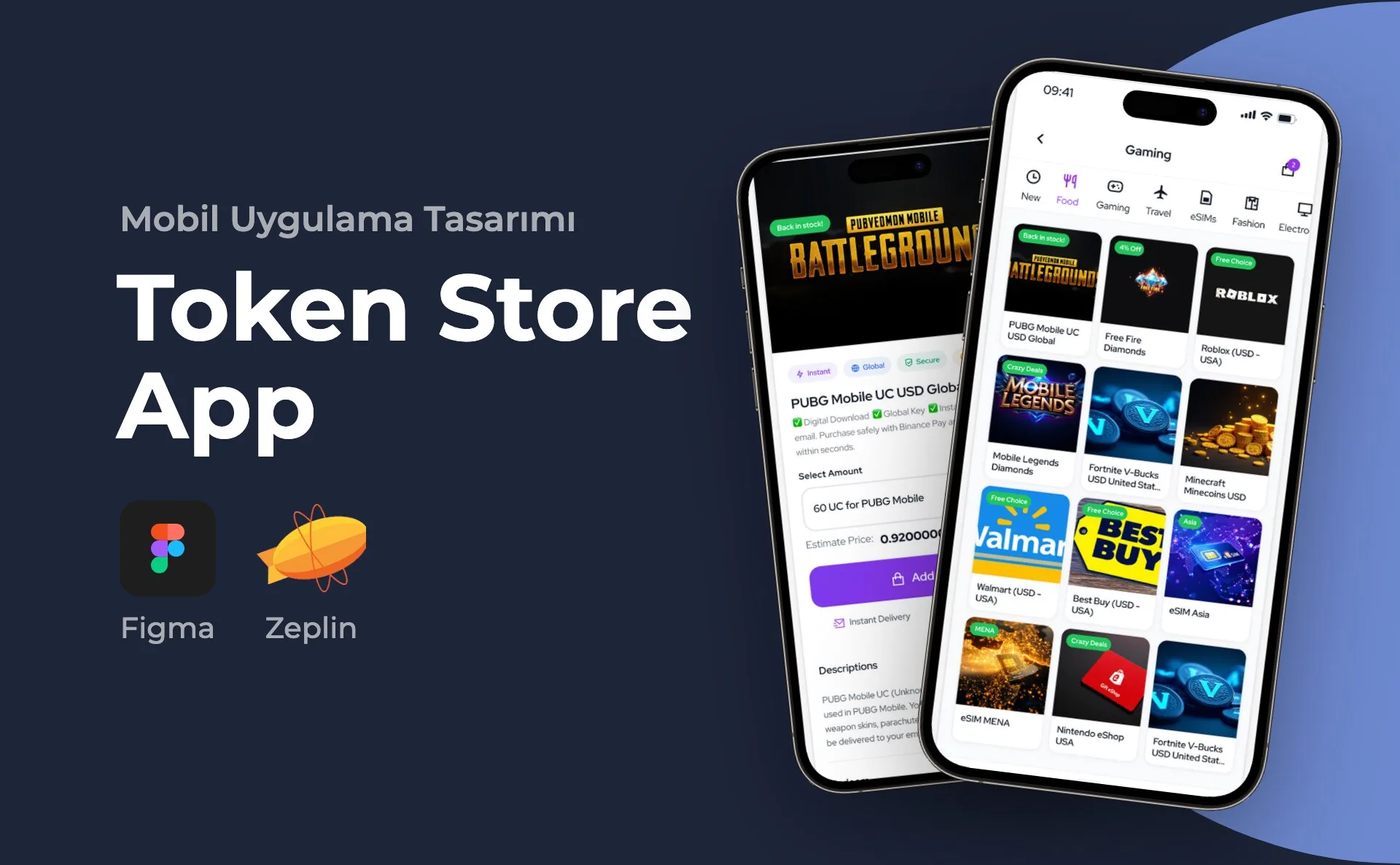 Token Store App — Mobil Uygulama Tasarımı