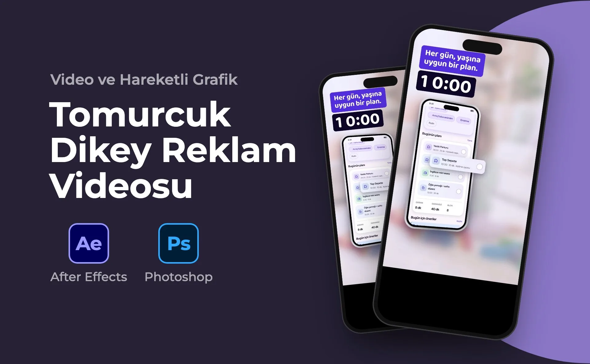 Tomurcuk · Dikey Reklam Videosu — Kortex Digital