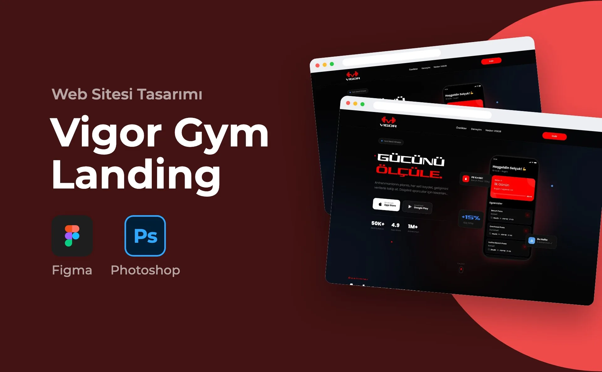 Vigor Gym — Landing