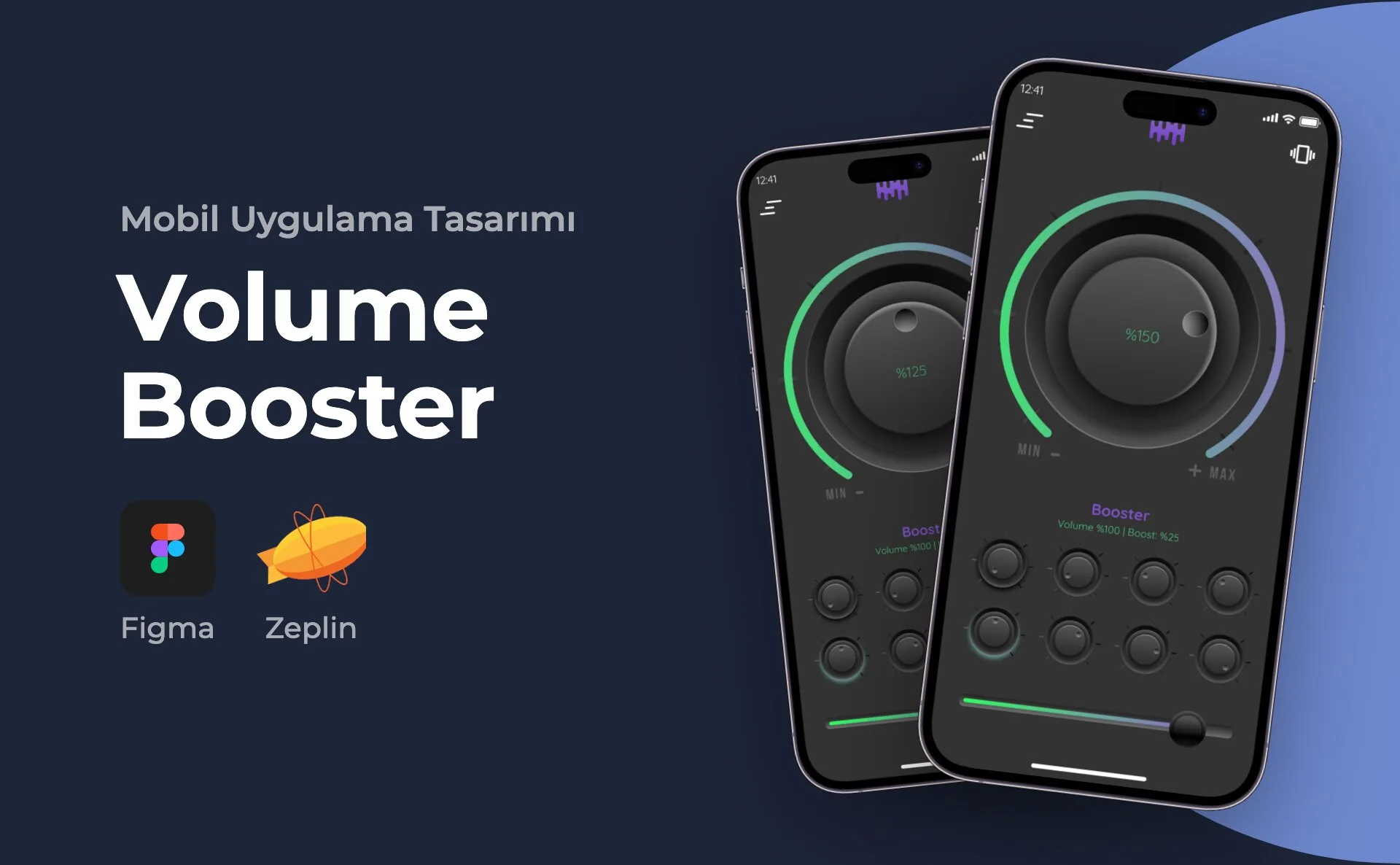 Volume Booster — Mobil Uygulama Tasarımı