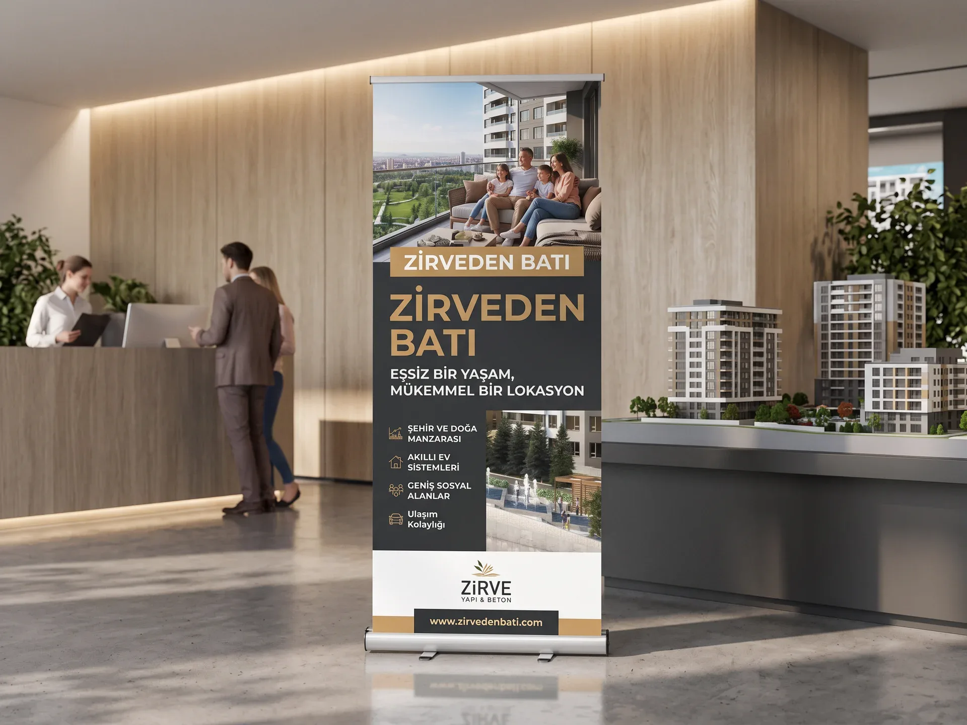 Zirveden Batı — Roll-up Tasarımı