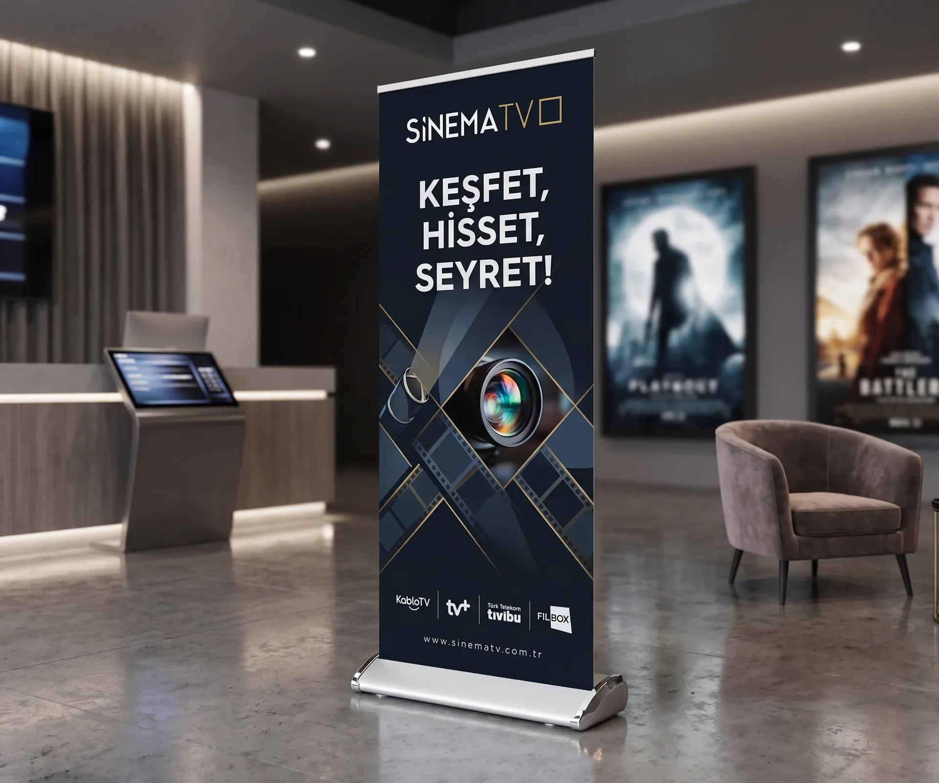 Sinema TV — Roll-up Tasarımı, görsel 1, Kortex Digital