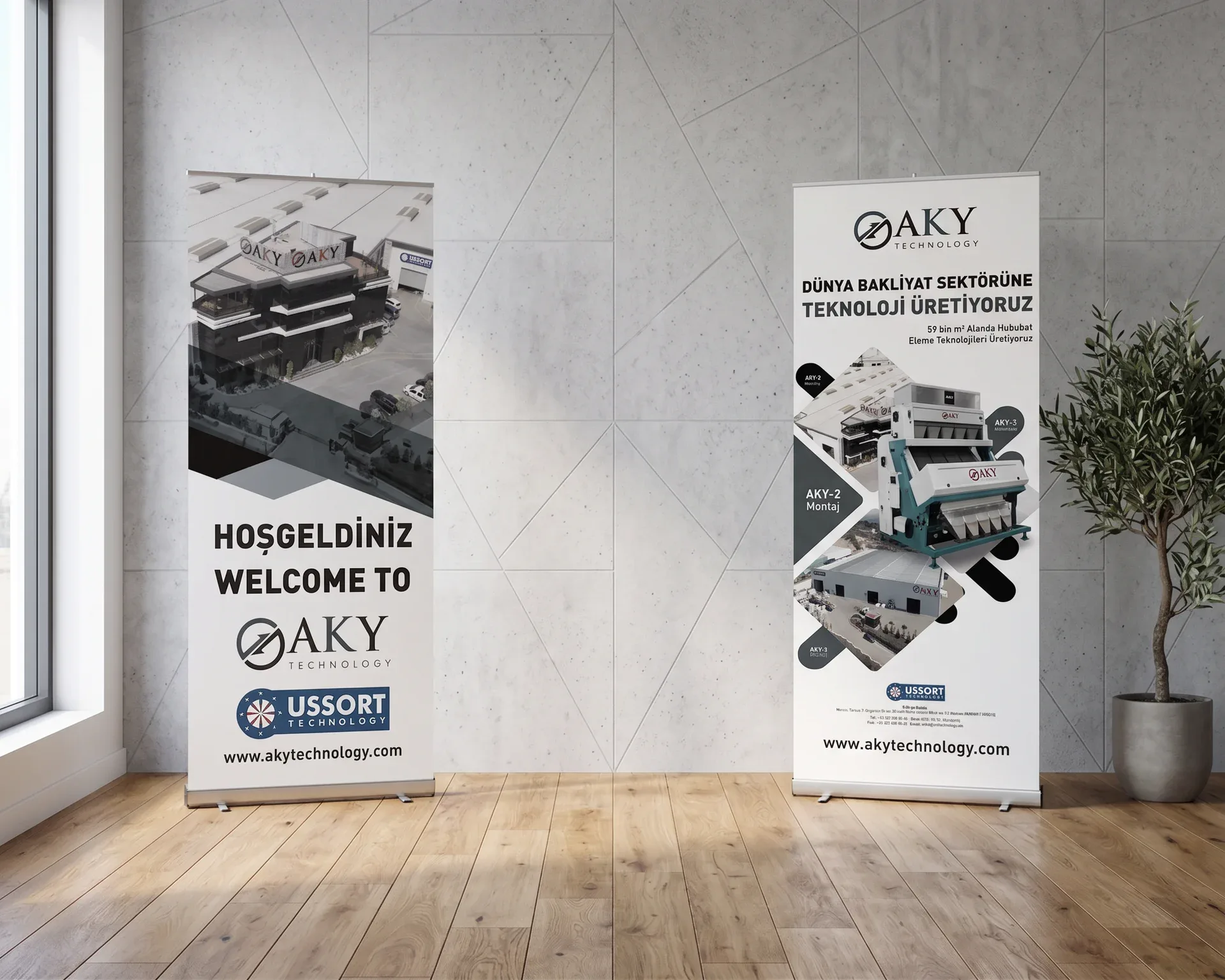 AKY Technology — USSORT — Roll-up Tasarımı, görsel 2, Kortex Digital