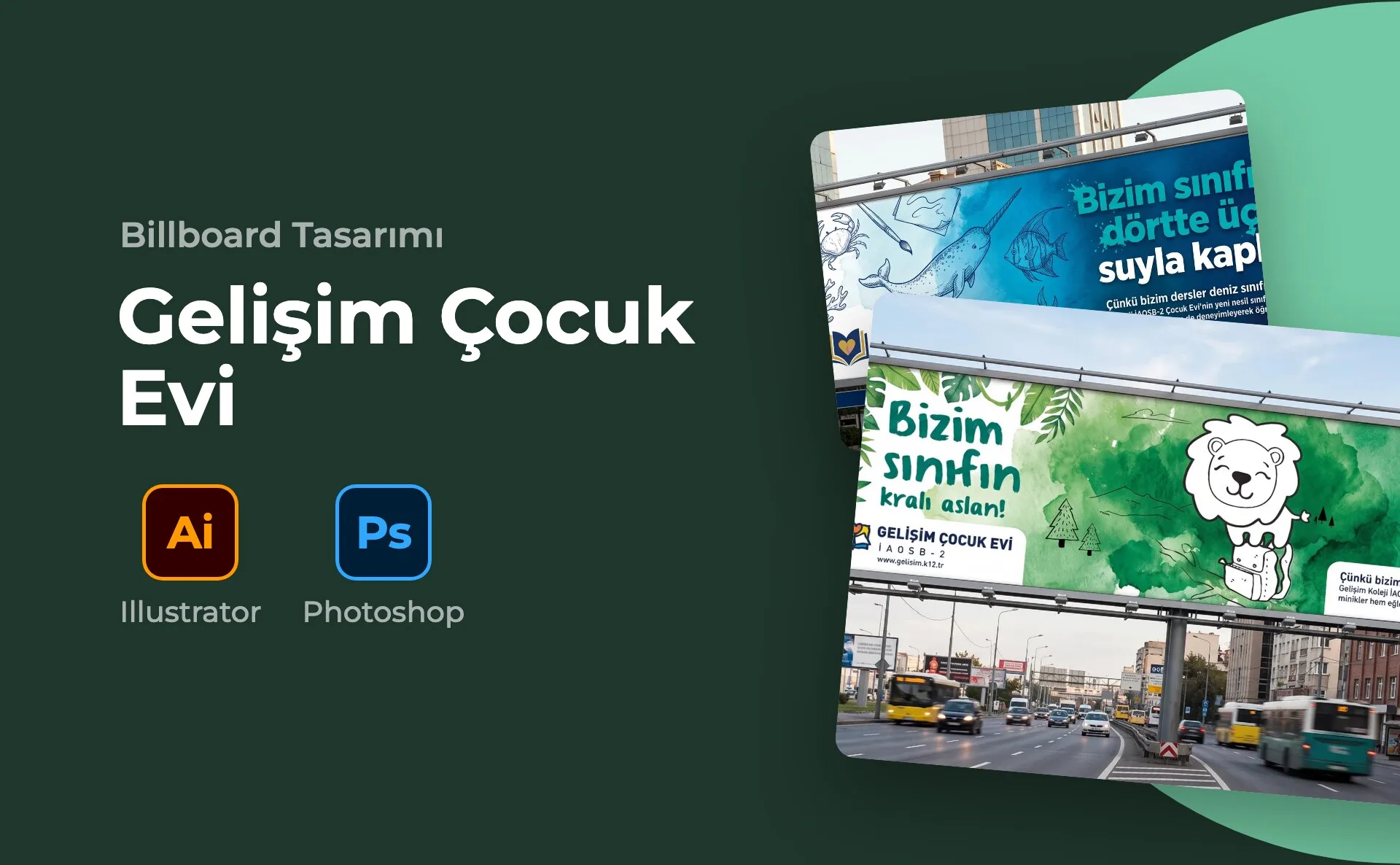Gelişim Çocuk Evi — Billboard Tasarımı
