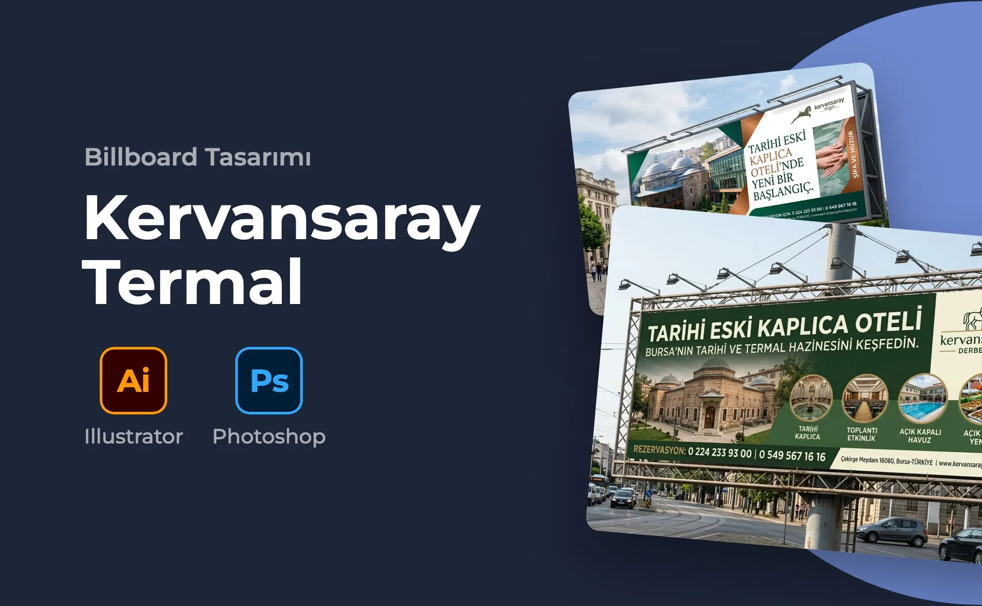 Kervansaray Termal — Billboard Tasarımı