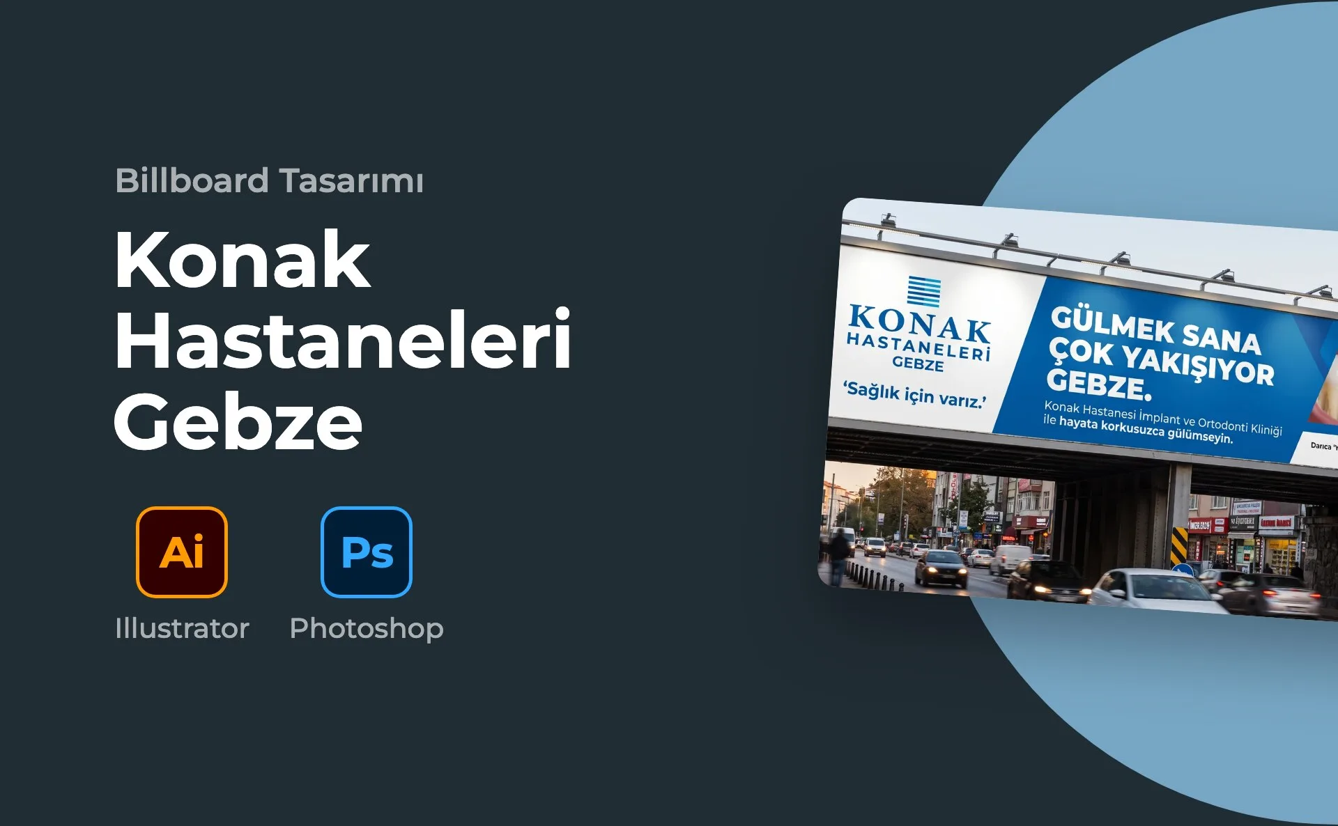 Konak Hastaneleri — Gebze — Billboard Tasarımı