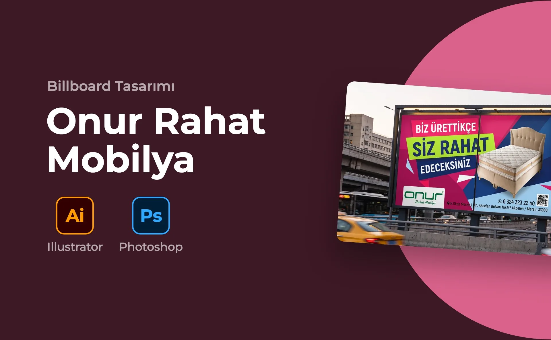 Onur Rahat Mobilya — Billboard Tasarımı
