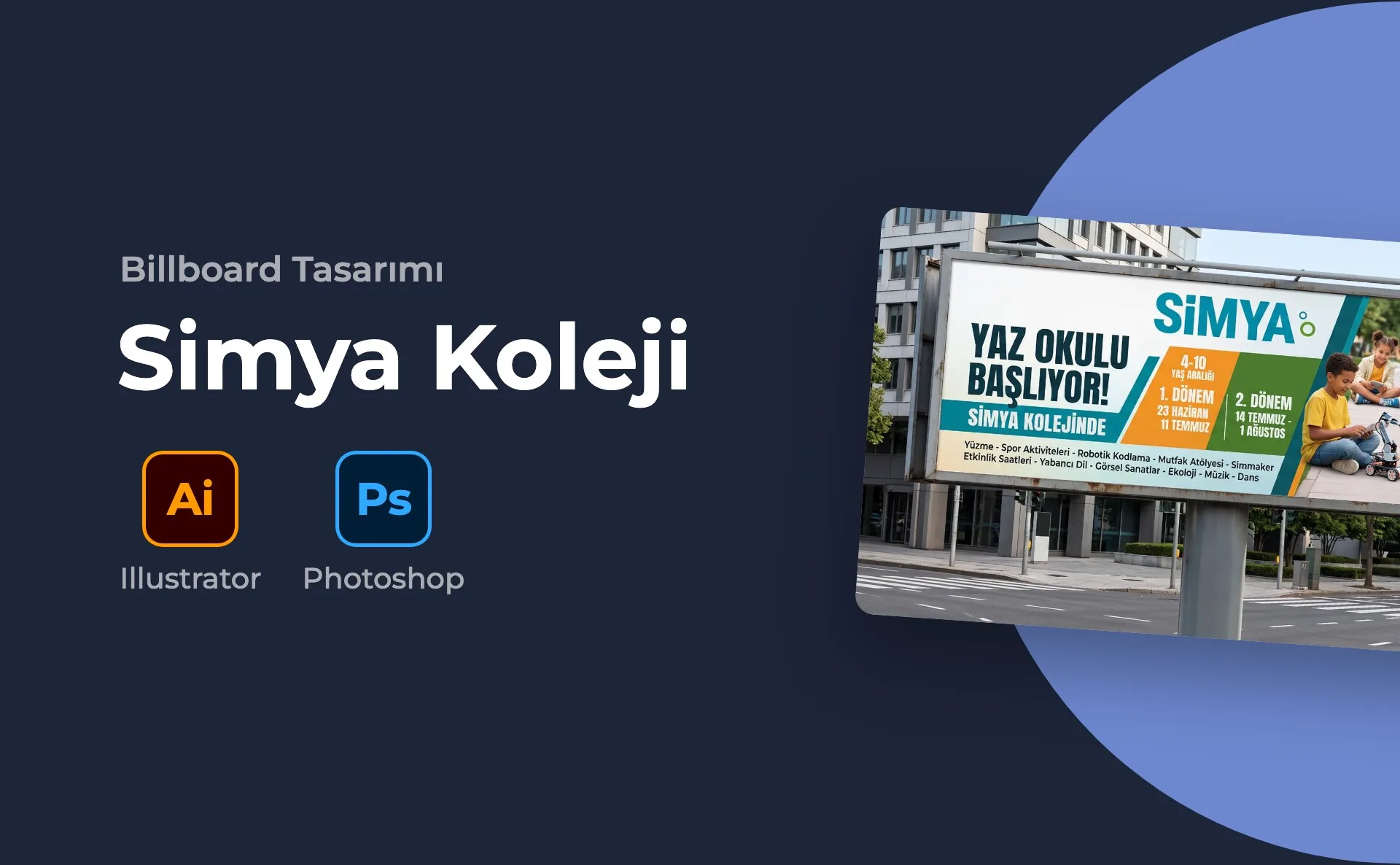 Simya Koleji — Billboard Tasarımı