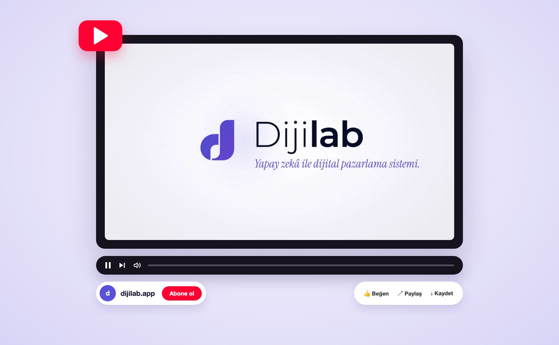 Dijilab · Intro Animasyonu sunum çerçevesi