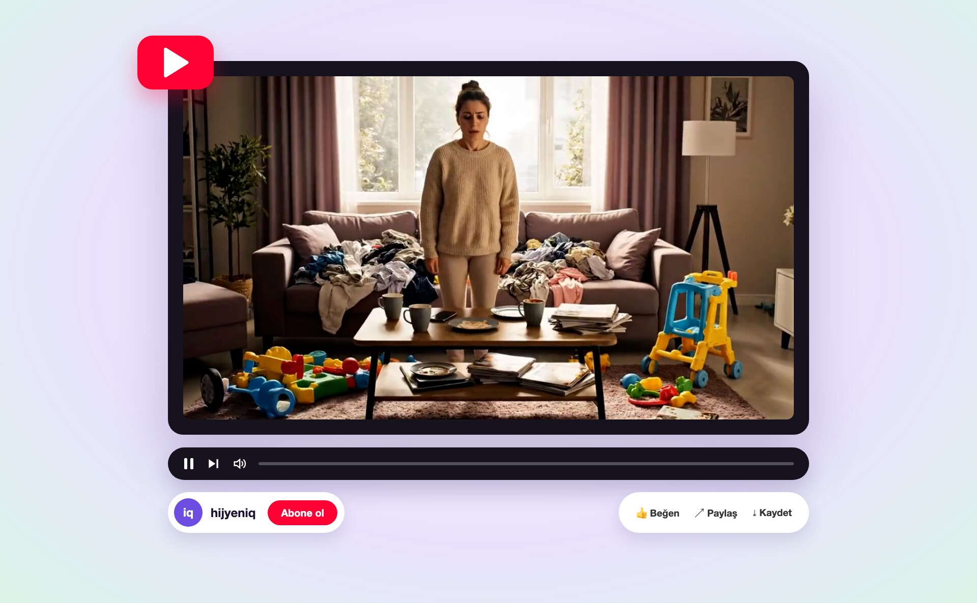 Hijyeniq · Reklam Filmi sunum çerçevesi